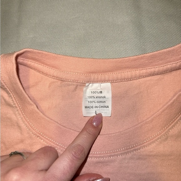 Taylor Swift Lyric Size L Crop T Shirt Folklore August Slipped Away Tee - Picture 3 of 9